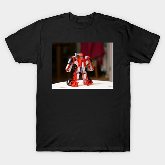 Transformer Machine bokeh T-Shirt by fantastic-designs